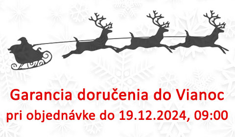 Garancia doručenia do Vianoc pri objednávke do 19.12.2024, 09:00